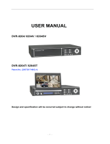 SkyBest DVR-8204T User manual