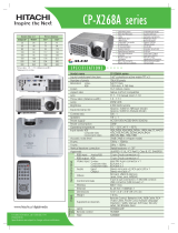 Hitachi CP-X260 User manual