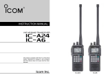 ICOM IC-A24 User manual