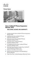 Cisco 7915 User manual