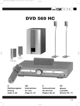 Clatronic DVD 569 Owner's manual