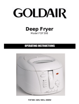 Goldair FDF300 Operating Instructions Manual