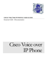 Cisco 7960 Series User manual
