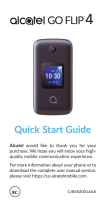 Alcatel Go Flip 4 Quick start guide