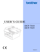 Brother DCP-7010 User manual