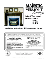 Vermont Casting RHE32 User manual