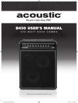 Acoustic B450 User manual