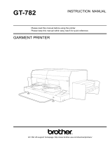 Brother GT-782 User manual