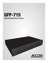 Adcom GFP-715 User manual