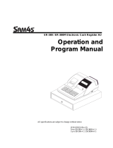 Sam4s ER-380M Specification