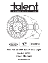 Talent MP12 User manual