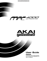 Akai MPC4000 User manual