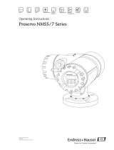 Endres+Hauser Proservo NMS5/7 series Operating instructions