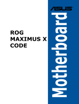 Asus ROG MAXIMUS X CODE User manual