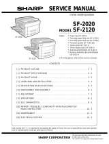 Sharp SF-2020 User manual