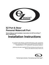 EZ Dock 206016PW-EZ Owner's Manual and Installation Instructions