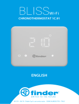 Finder BLISS WI-FI CHRONOTHERMOSTAT 1C.91 User manual