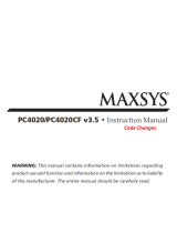 DSC MAXSYS PC4020 User manual