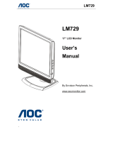 AOC LM-729 User manual