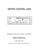 MyTek Stereo96 ADC User manual