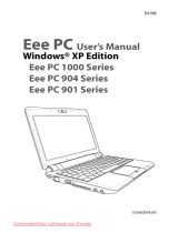 Eee PC 1000 Series User manual