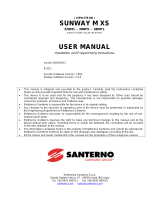 Santerno SUNWAY M XS User manual