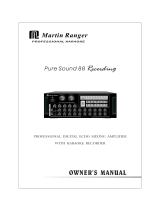 Martin Ranger Pure Sound 55 Owner's manual