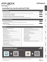Roland FP-30X Owner's manual