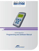Power Electronics SD 500 Series Programming And Software Manual