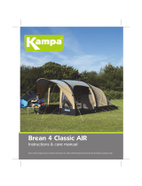 Kampa Brean 4 Classic AIR Instructions & Care Manual