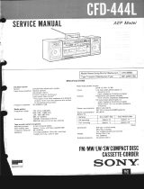 Sony CFD-444L User manual
