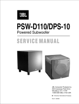 JBL PSW-D110 User manual