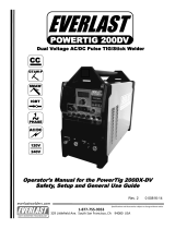 Everlast PowerTig 200DX-DV User manual