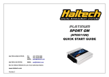 Haltech HT-051100 Quick start guide