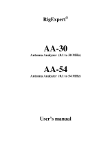 RigExpert AA-30 User manual