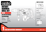 Ozito 850W User manual