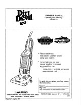 Dirt Devil Vacuum Cleaner Owner's manual