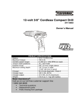 Performax 241-0502 Owner's manual