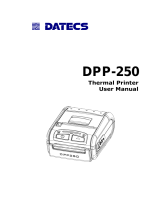 Datecs DPP-250 User manual