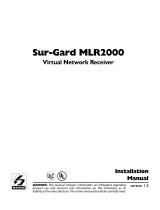Sur-Gard MLR2000 Installation guide