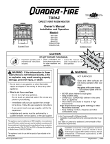 Quadra-Fire TOPAZ Direct Vent Room Heater 839-1320 User manual