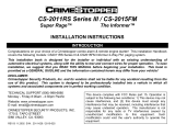 CrimeStopper CS-2011RS Series III Super Rage Owner's manual