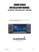 Garmin GPS 400W Installation guide