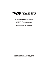 Vertex Standard FT-2000 - MENU MODE LIST Reference Book