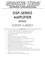 Ground Zero DSP Series User manual