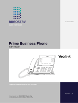 Yealink SIP-T54W Quick start guide