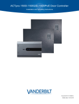 Vanderbilt ACTpro-1500PoE Installation And Operating Instructions Manual