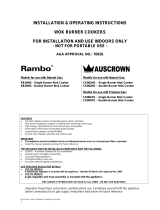 Auscrown CK801NG Installation & Operating Instructions Manual