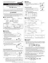 Sunx fx-101 User manual