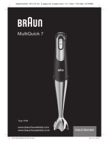 Braun MQ 725 User manual